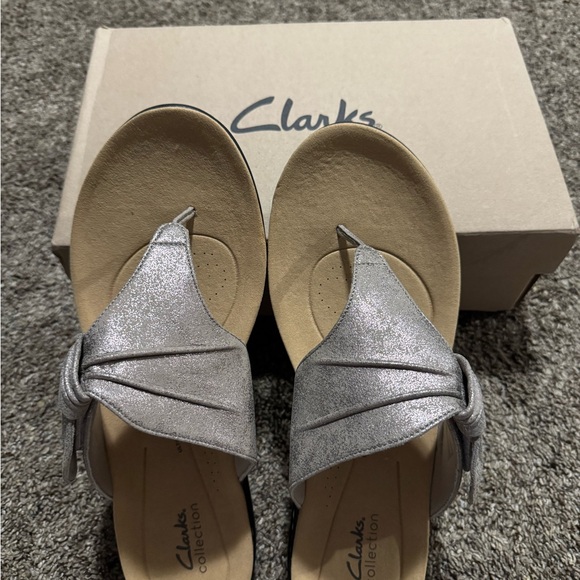 Clarks Women's Metallic Sandals - Picture 1 of 1